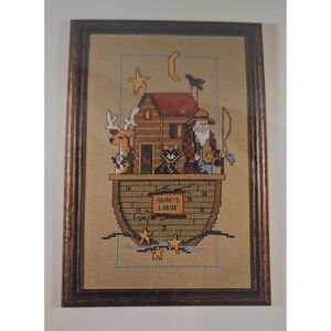 Imaginating Cross Stitch Kit Noahs Lodge NIP 1260 Diane Arthurs